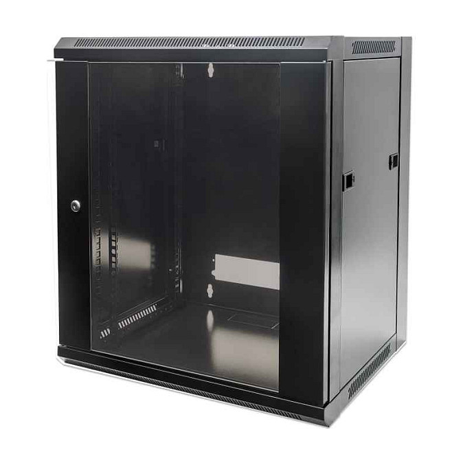 Zidni mrežni ormar INTELLINET 6U 19" (570x450mm, rasklopljen, crni)