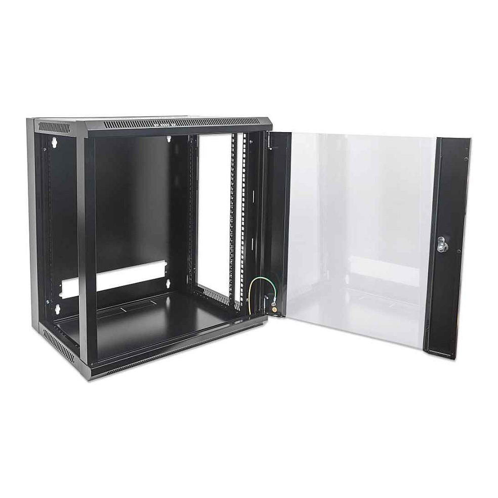 Zidni mrežni ormar INTELLINET 6U 19" (570x450mm, rasklopljen, crni)-7