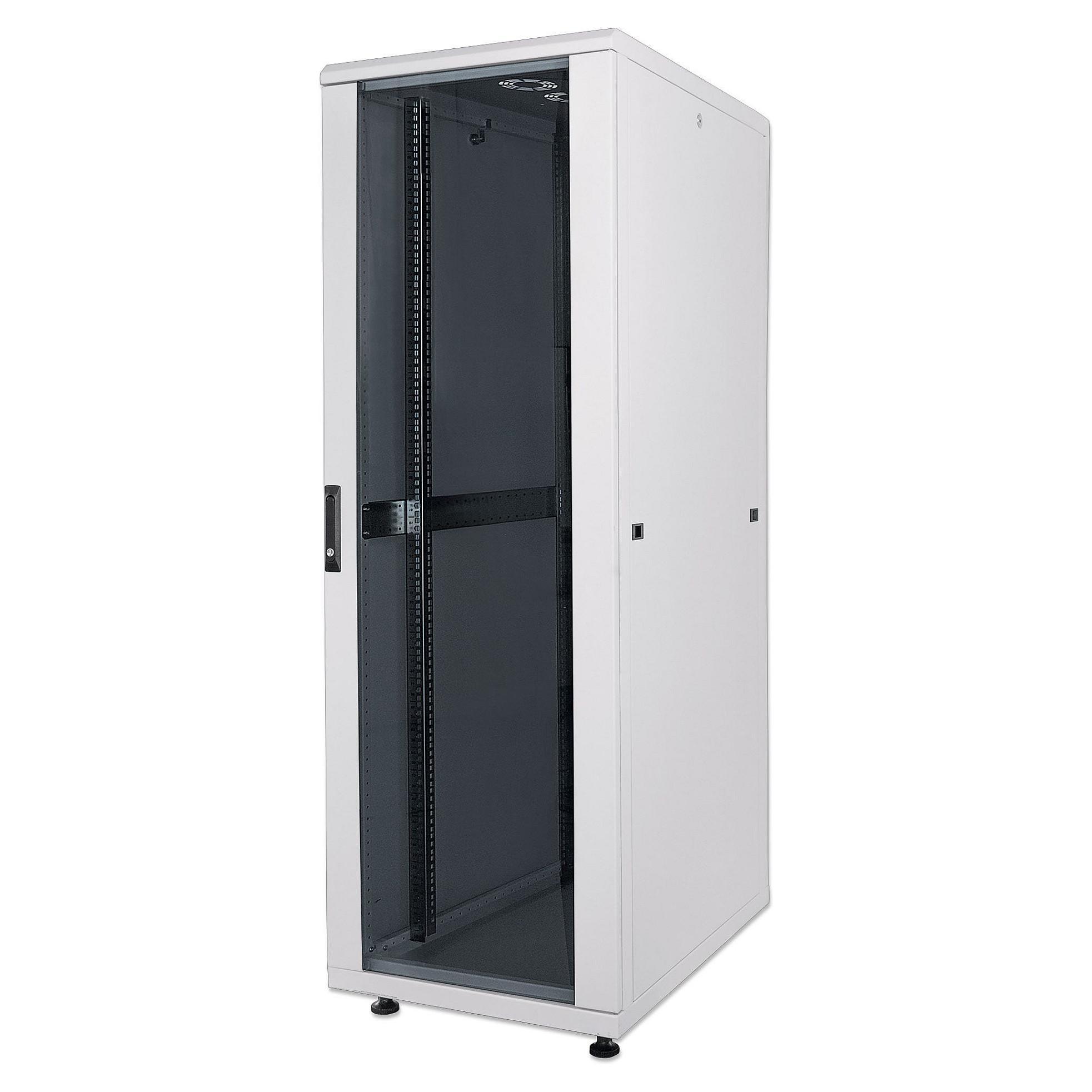Mrežni ormar INTELLINET 42U 800x800mm (Sivi, Samostojeći, Rastavljen)-0