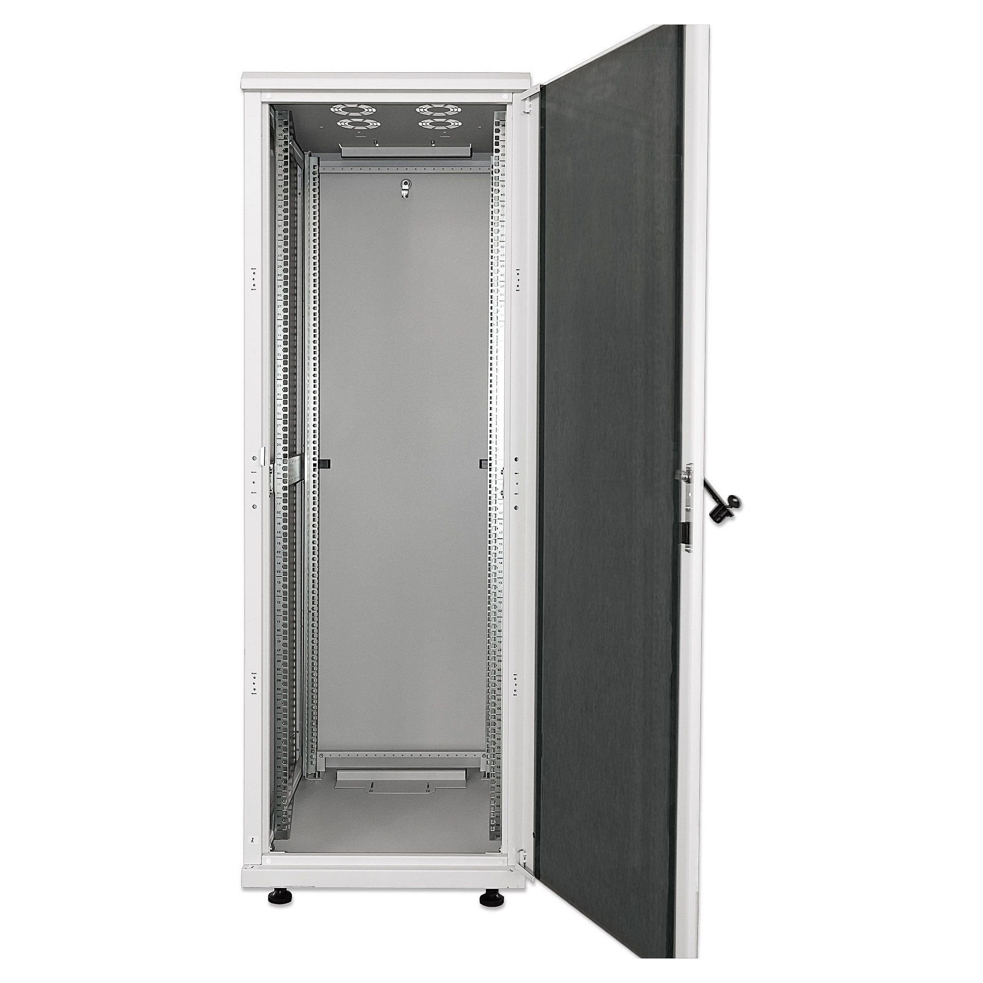 Mrežni ormar INTELLINET 19" 36U (800x800 mm, Sastavljen, Sivi)-4