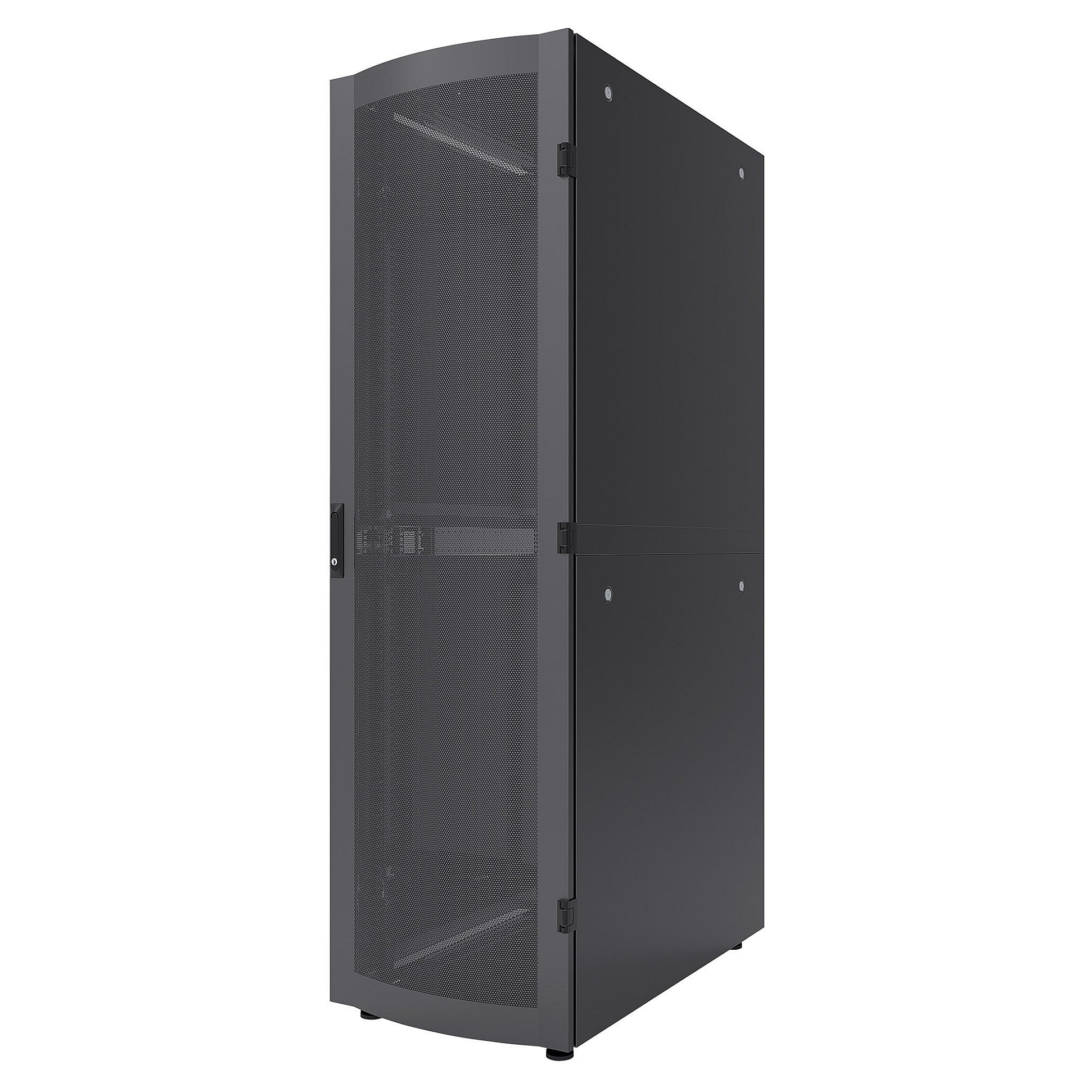 Serverski ormar INTELLINET 19" 42U (600x1200mm, IP20, 1500kg, Flatpack) Crni-0
