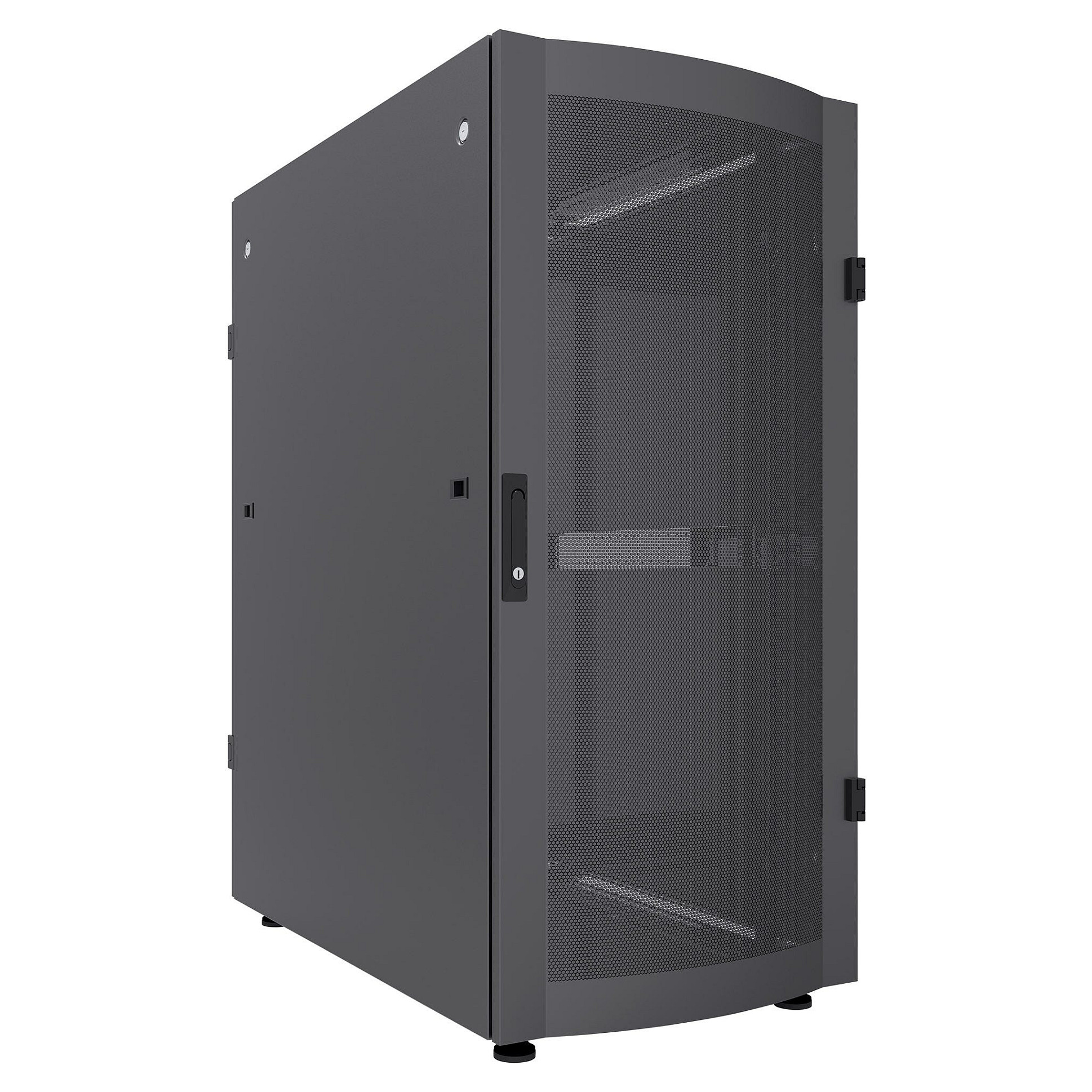 Mrežni ormar INTELLINET 19" 36U (600x600mm, IP20, Flatpack, Crni)-1