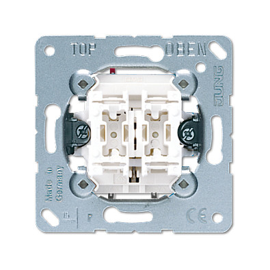 Mehanizam dvostrukog tipkala JUNG 535 U (2x NO kontakt, 10A, 250V)-0