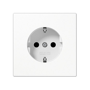 Utičnica JUNG LS 1520 WW Schuko (16A, 250V, Alpsko Bijela)-0