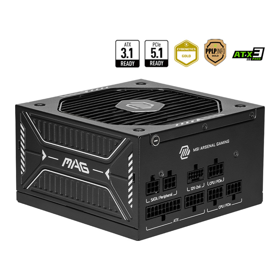 Napajanje za računalo MSI MAG A650GL (650W, 80+ Gold, ATX 3.0, PCIE5, potpuno modularno)-0