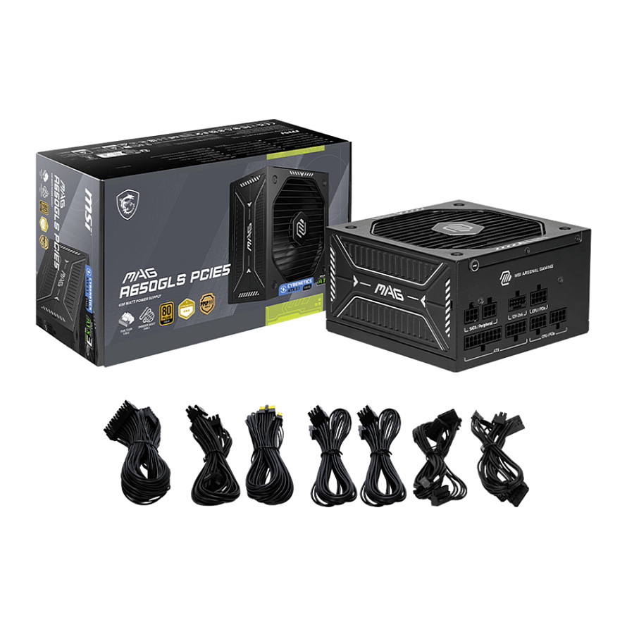 Napajanje za računalo MSI MAG A650GL (650W, 80+ Gold, ATX 3.0, PCIE5, potpuno modularno)-4