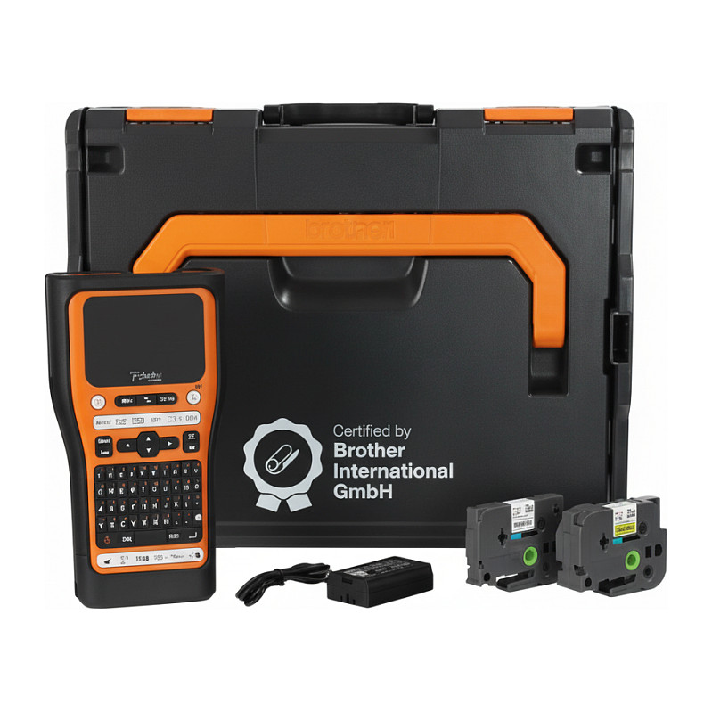 Pisač naljepnica BROTHER P-touch E560BT (Bluetooth, USB, automatski rezač, kofer)-0