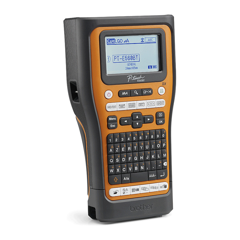 Pisač naljepnica BROTHER P-touch E560BT (Bluetooth, USB, automatski rezač, kofer)-2