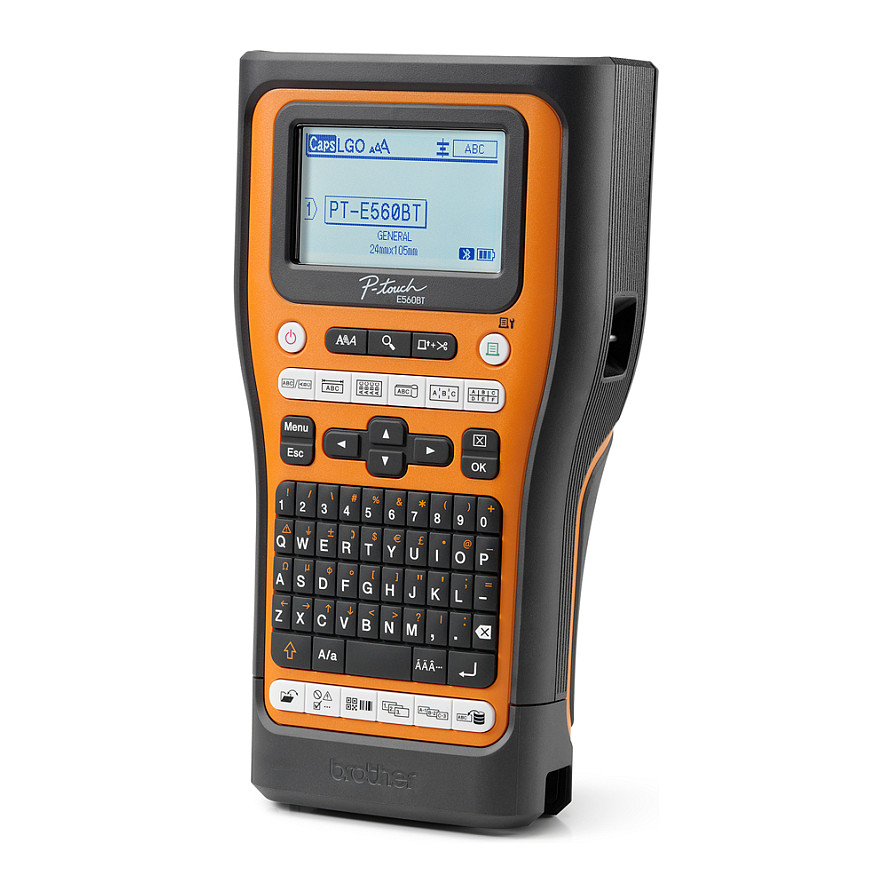 Pisač naljepnica BROTHER P-touch E560BT (Bluetooth, USB, automatski rezač, kofer)-6