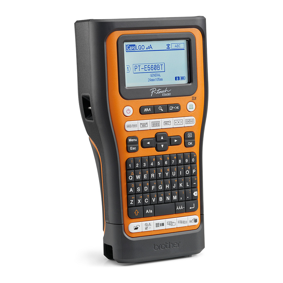 Pisač naljepnica BROTHER P-touch E560BT (Bluetooth, USB, automatski rezač, kofer)-7