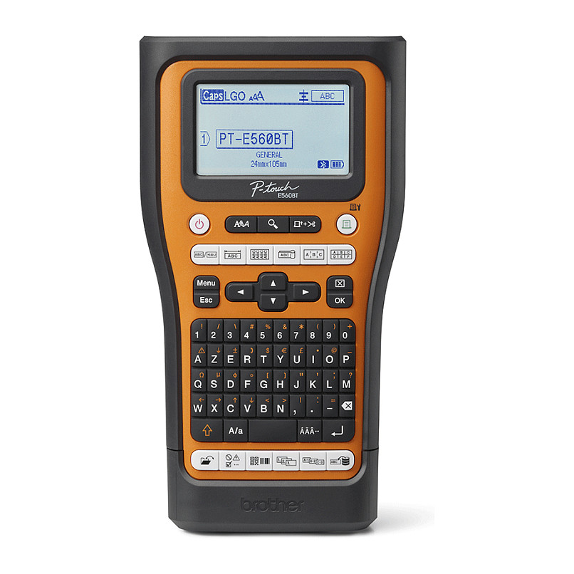 Pisač naljepnica BROTHER P-touch E560BT (Bluetooth, USB, automatski rezač, kofer)-10