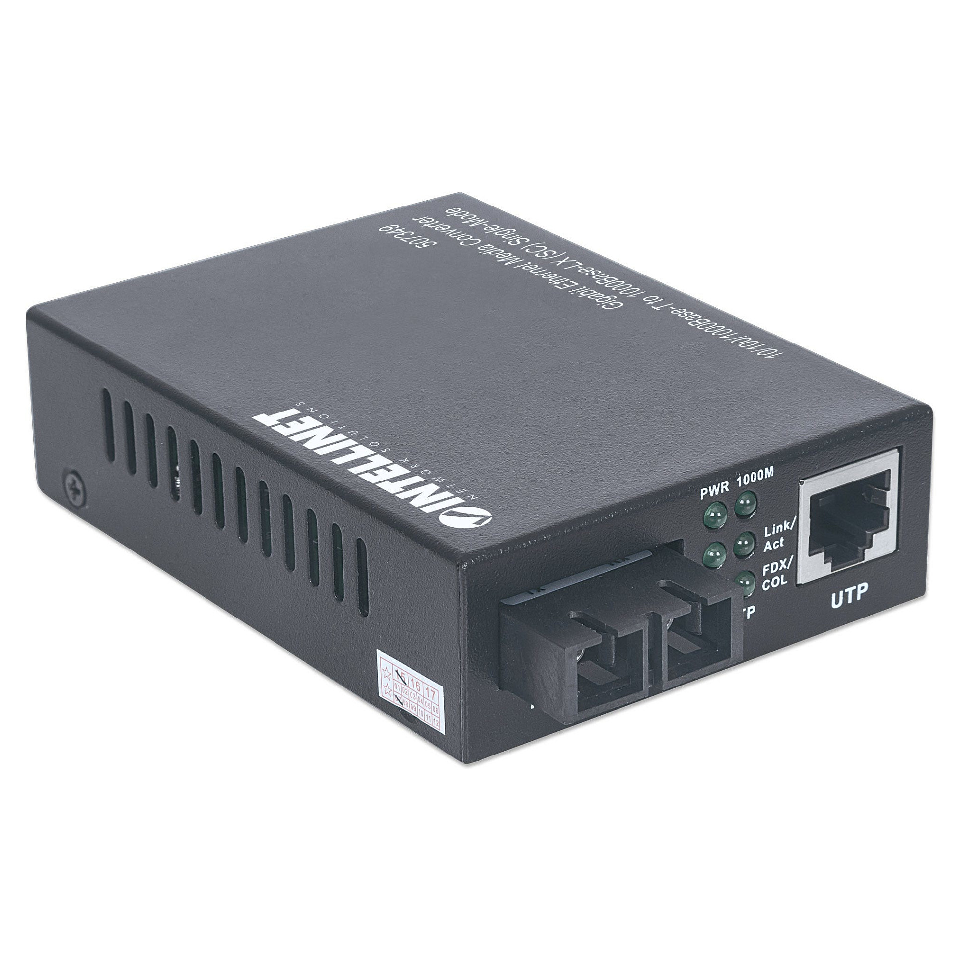 Mrežni media konverter INTELLINET 507349 (Gigabit, Single-Mode, 20 km, SC port)-1
