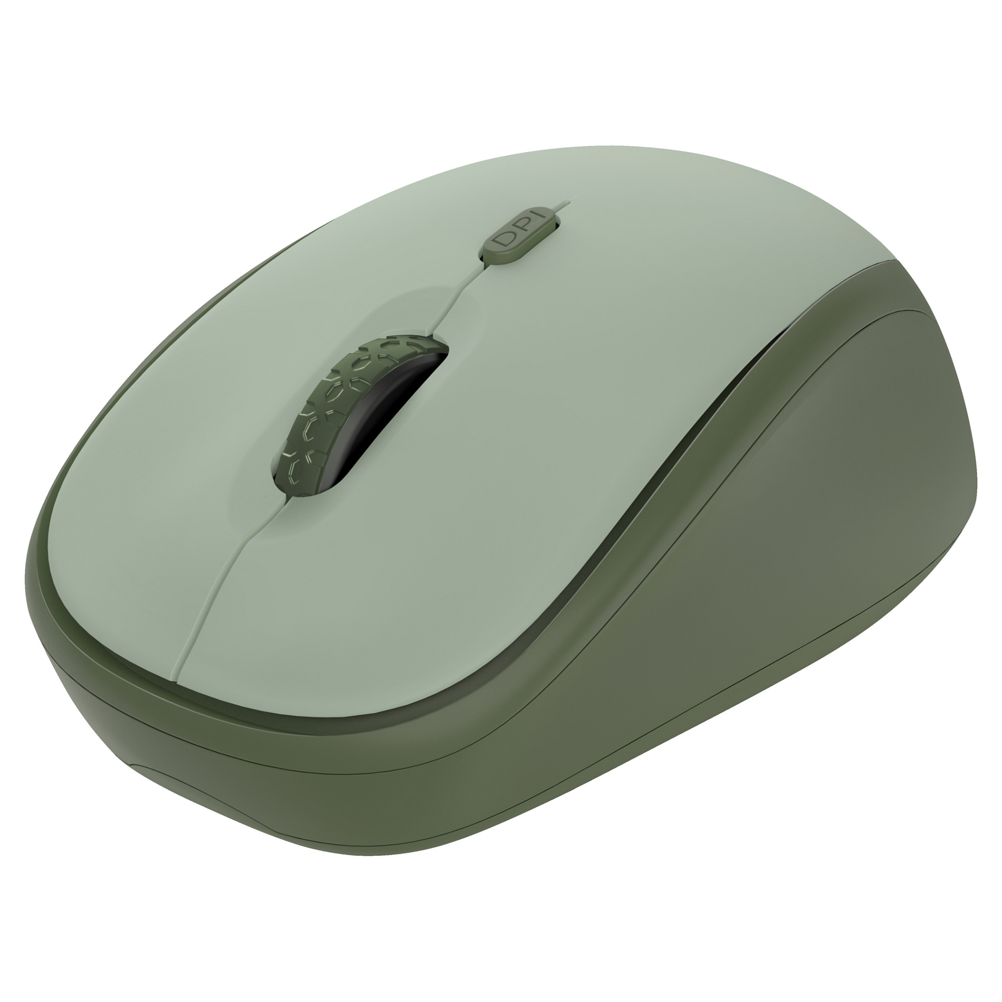 Bežični miš TRUST Yvi (1600 DPI, USB prijemnik, zeleni)-0