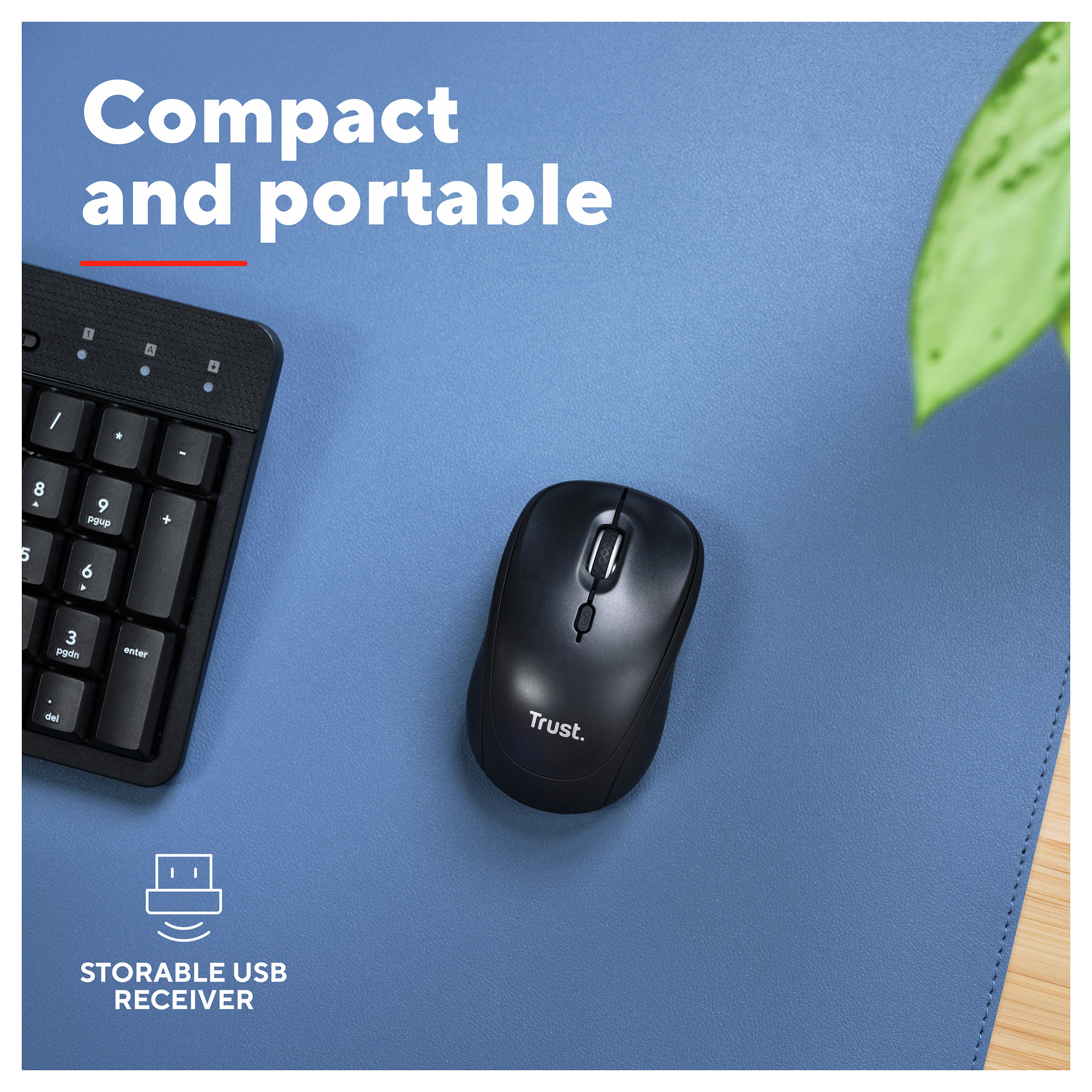 Bežični miš TRUST Yvi+ (Multi-Device, Bluetooth, 1600 DPI) crni-14