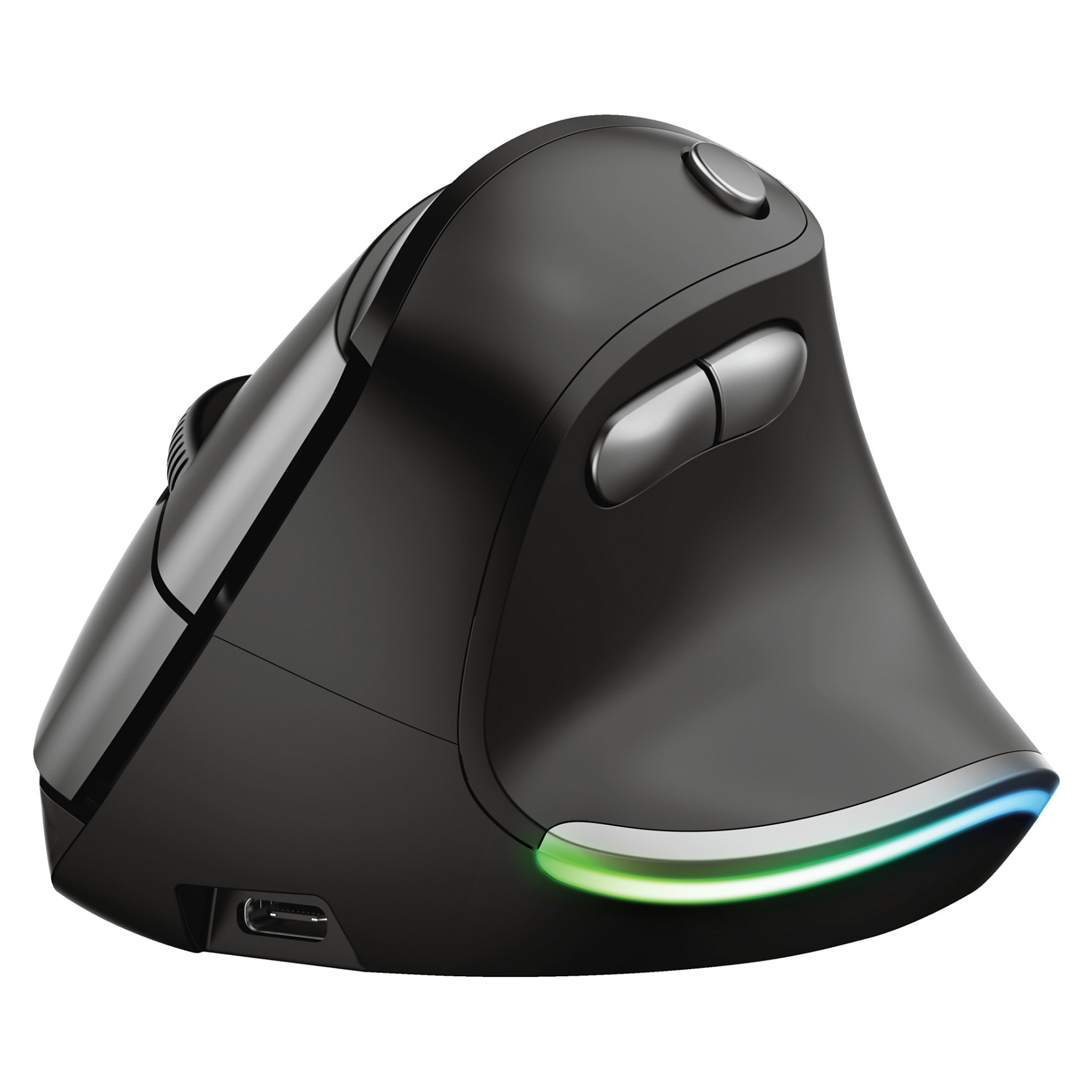 Bežični ergonomski miš TRUST Bayo (2.4 GHz, 2400 DPI, 6 tipki, punjivi)