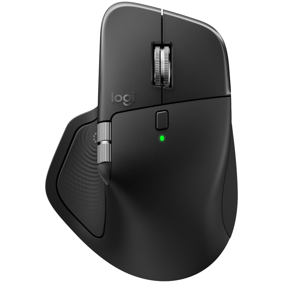 Miš LOGITECH MX Master 4S for Mac (8000 DPI, Quiet Clicks, MagSpeed, USB-C, Bluetooth) Space Black-5
