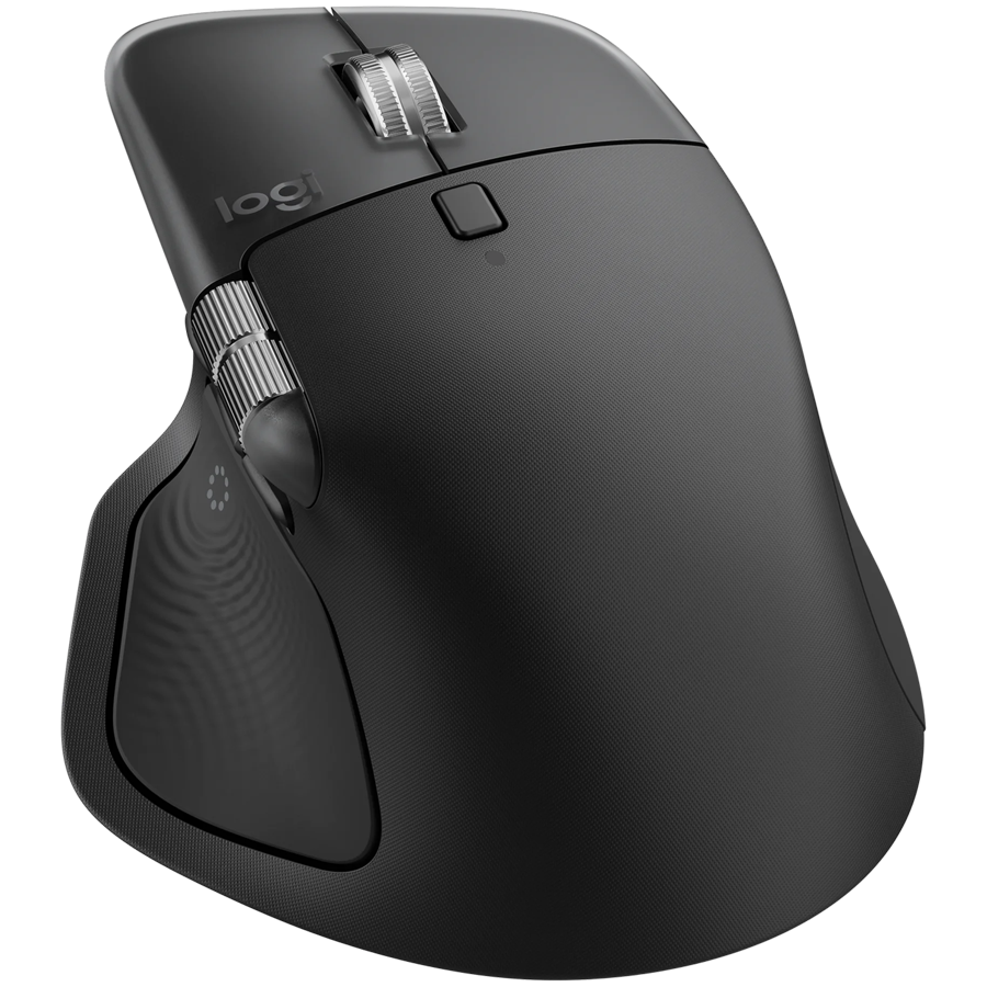 Miš LOGITECH MX Master 4S for Mac (8000 DPI, Quiet Clicks, MagSpeed, USB-C, Bluetooth) Space Black-6