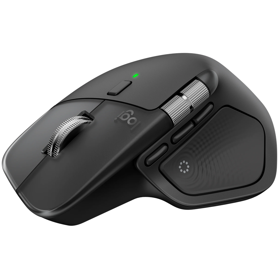 Miš LOGITECH MX Master 4S for Mac (8000 DPI, Quiet Clicks, MagSpeed, USB-C, Bluetooth) Space Black-7