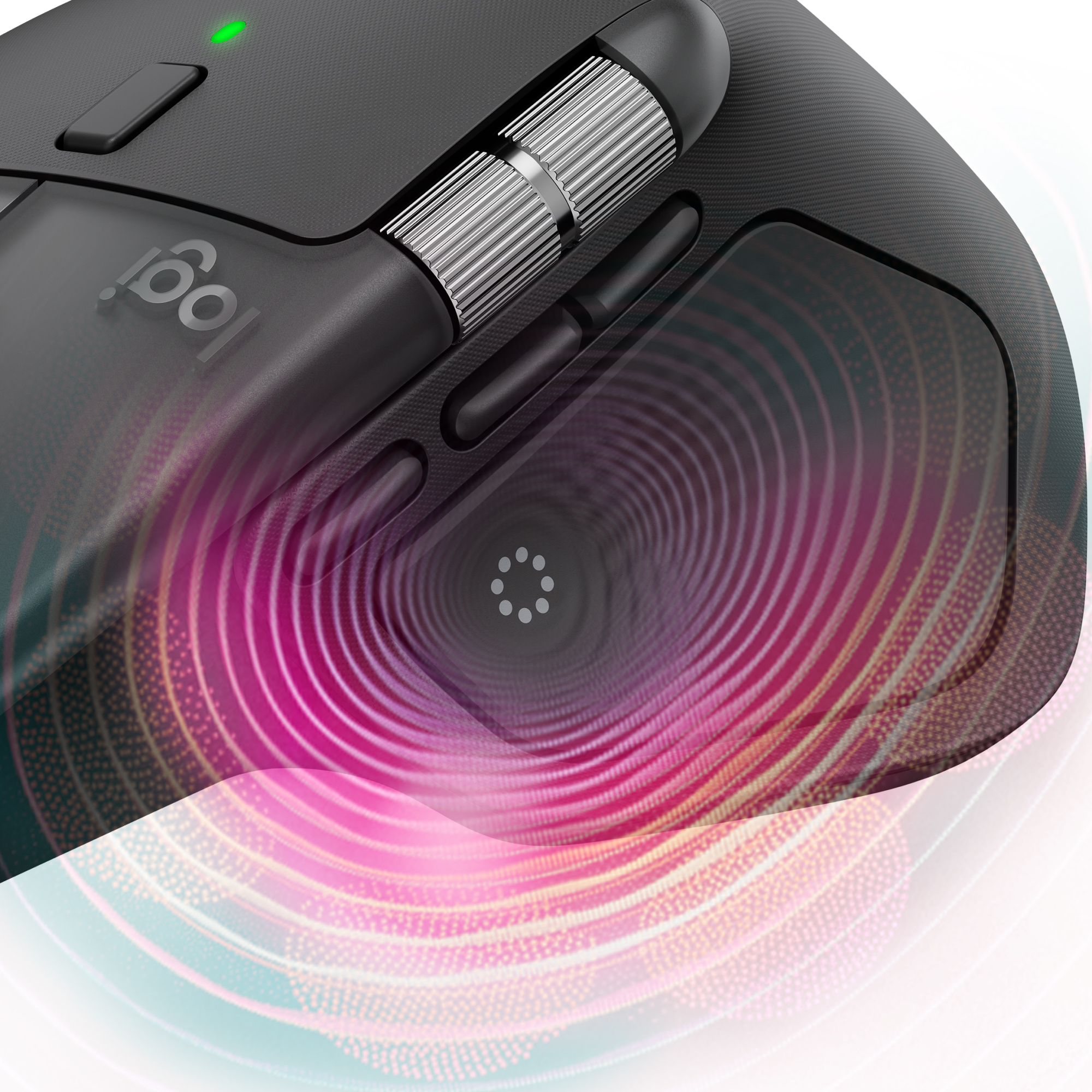 Miš LOGITECH MX Master 4S for Mac (8000 DPI, Quiet Clicks, MagSpeed, USB-C, Bluetooth) Space Black-23