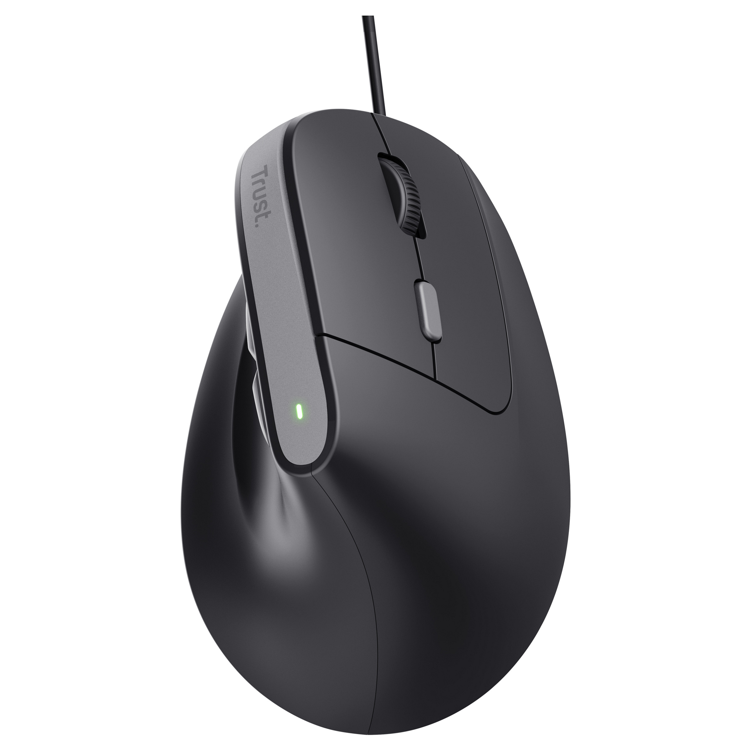 Bežični ergonomski miš TRUST Bayo II (vertikalni dizajn, punjiva baterija, Bluetooth + 2.4GHz, 2400 DPI)-5