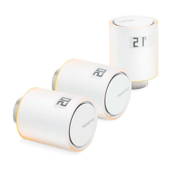 Pametni radijatorski termostat NETATMO Additional Smart Radiator Valves (3 komada, za više zona)