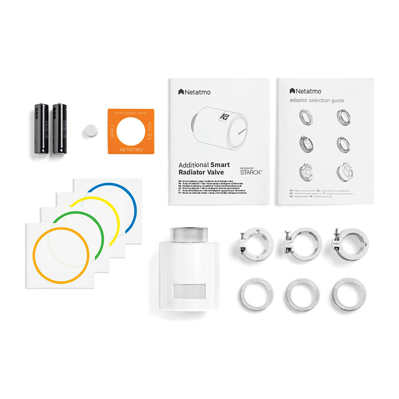 Pametni radijatorski termostat NETATMO Additional Smart Radiator Valves (3 komada, za više zona)-5