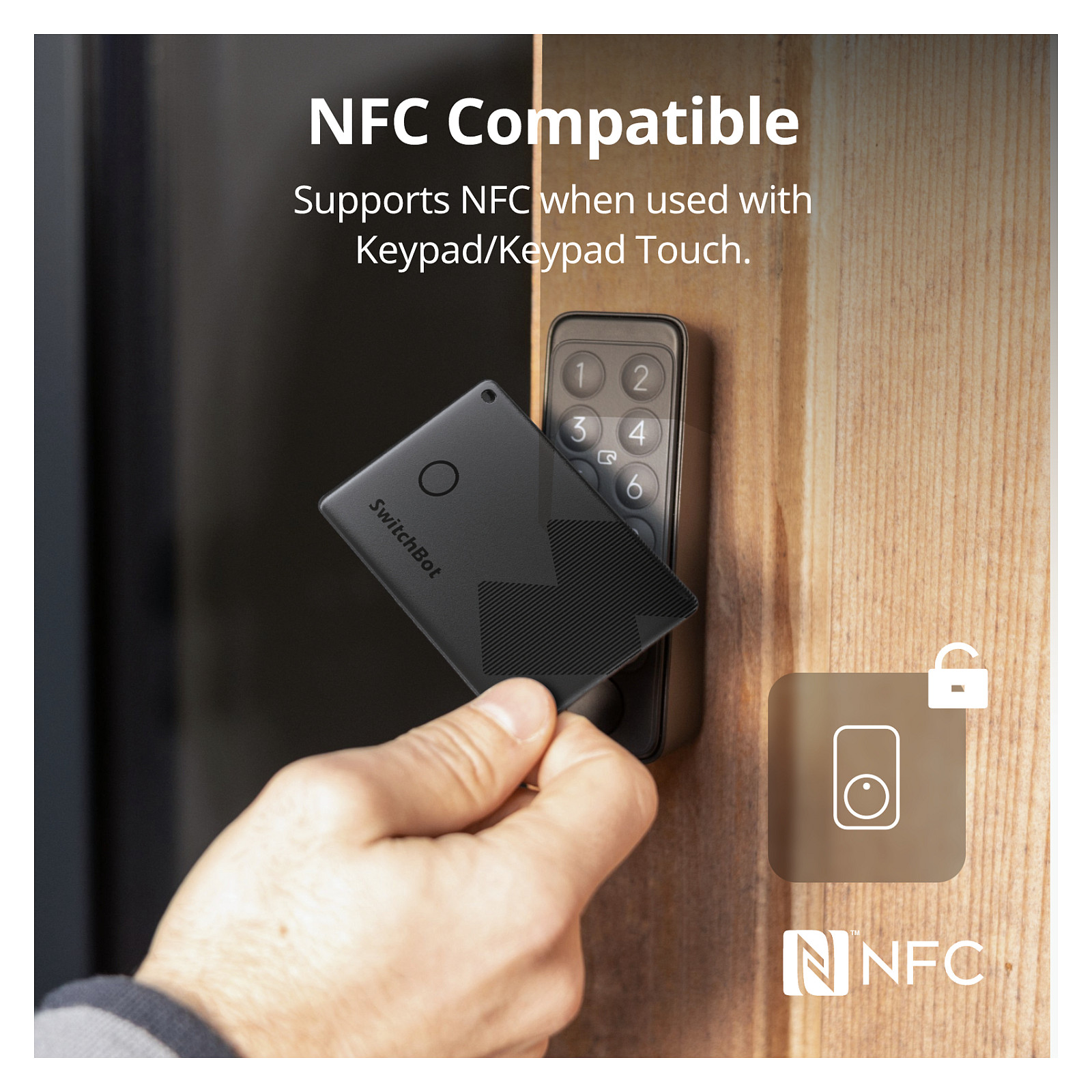 Pametni lokator SWITCHBOT Card (Apple Find My, NFC, IPX7, 3 godine baterije)-5