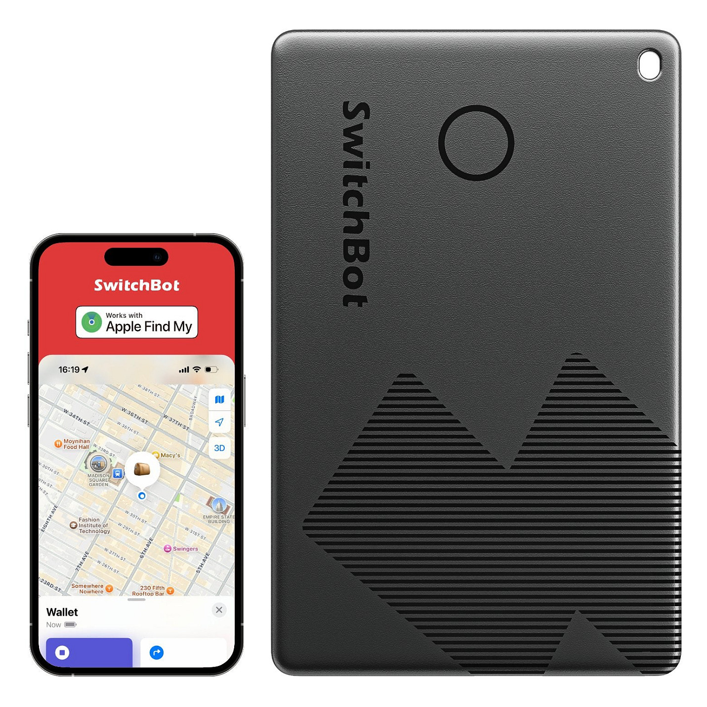 Pametni lokator SWITCHBOT Card (Apple Find My, NFC, IPX7, 3 godine baterije)-7