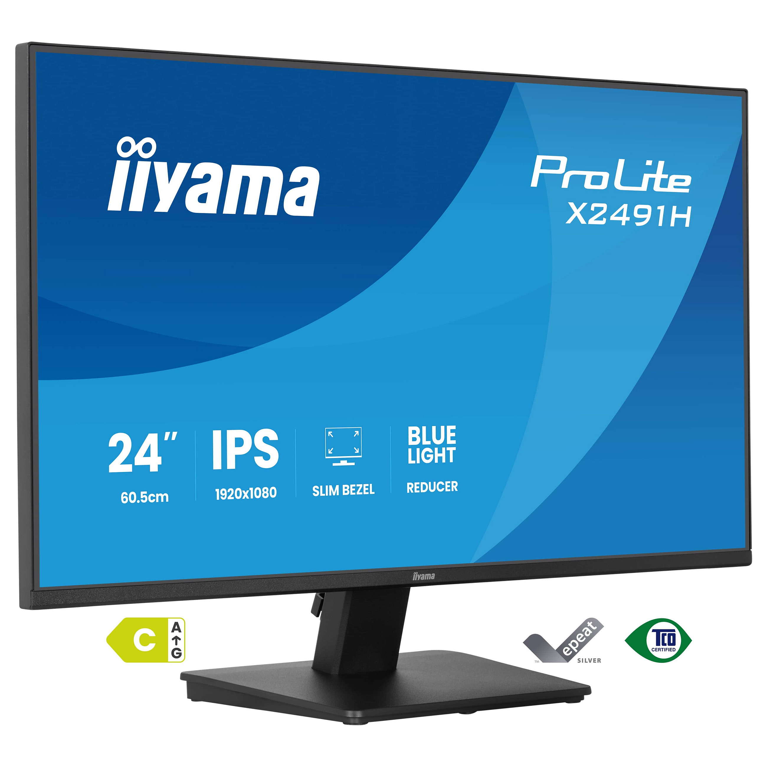 Monitor IIYAMA ProLite X2491H-B1 (23.8", Full HD, IPS, 120Hz)