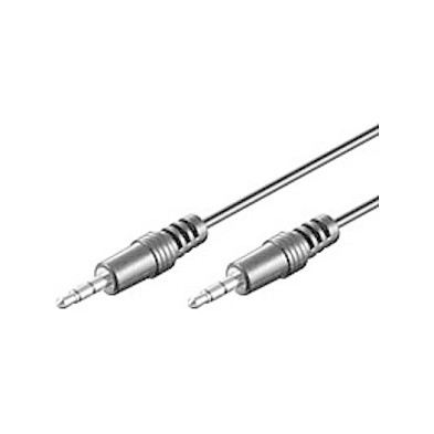 Audio kabel MEDIARANGE 3.5mm na 3.5mm Stereo, 1.0m, crni-0