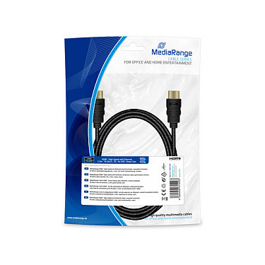 HDMI kabel MEDIARANGE MRCS196 (2m, 4K@60Hz, Ethernet, pozlaćeni konektori)-0