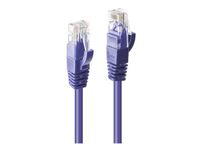 Mrežni kabel LINDY Cat.6 U/UTP, 15m, ljubičasta boja-0