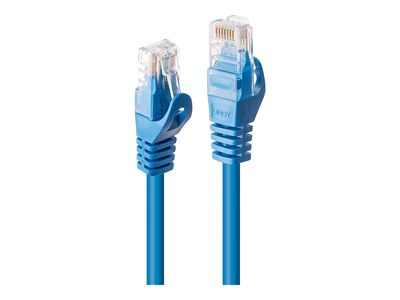 Mrežni kabel LINDY Cat.6 U/UTP, 1m, plava boja-1
