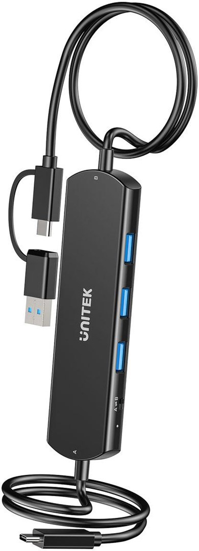KVM Switch Hub UNITEK D1077A (2 računala na 1 monitor, 4K@60Hz, 10Gbps, PD 100W)-0