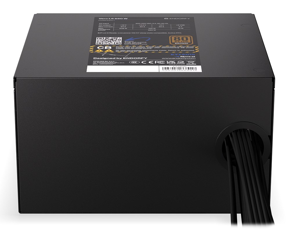 Napajanje za računalo ENDORFY Vero L6 Bronze 650W (80 PLUS Bronze, 120mm Fluctus ventilator, DC-DC)-1