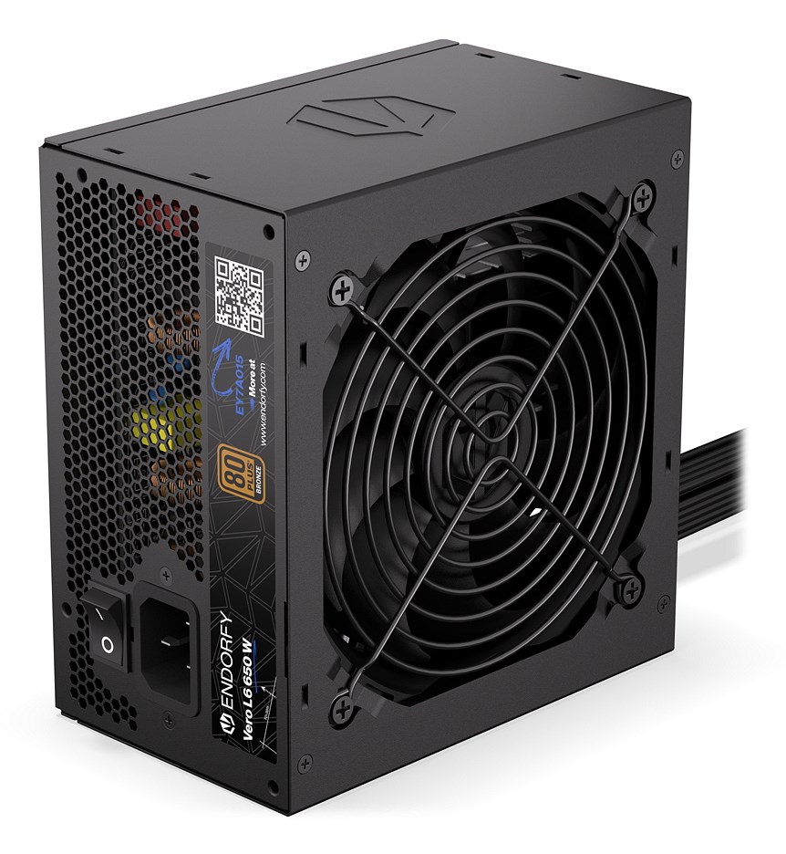 Napajanje za računalo ENDORFY Vero L6 Bronze 650W (80 PLUS Bronze, 120mm Fluctus ventilator, DC-DC)