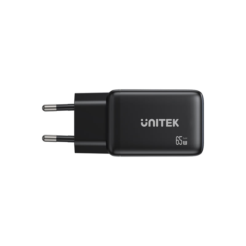 Zidni punjač UNITEK P1112A (65W, GaN, 2x USB-C, 1x USB-A, PD 3.0)-1