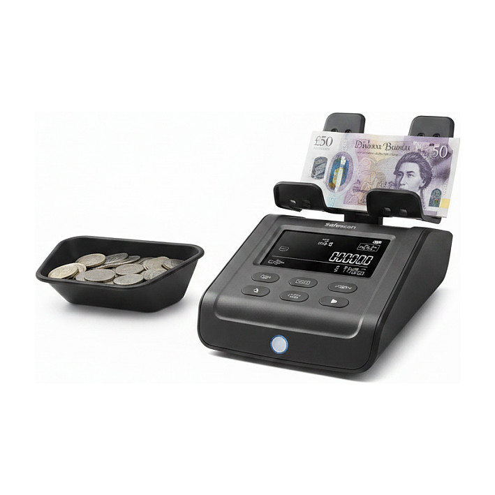 Brojač novca i kovanica SAFESCAN 6165 G3 (vaga za brojanje, 13 valuta, LCD zaslon)