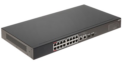 Mrežni switch DAHUA DH-CS4218-16ET-240 (16x Gigabit PoE+, 2x SFP, 240W)