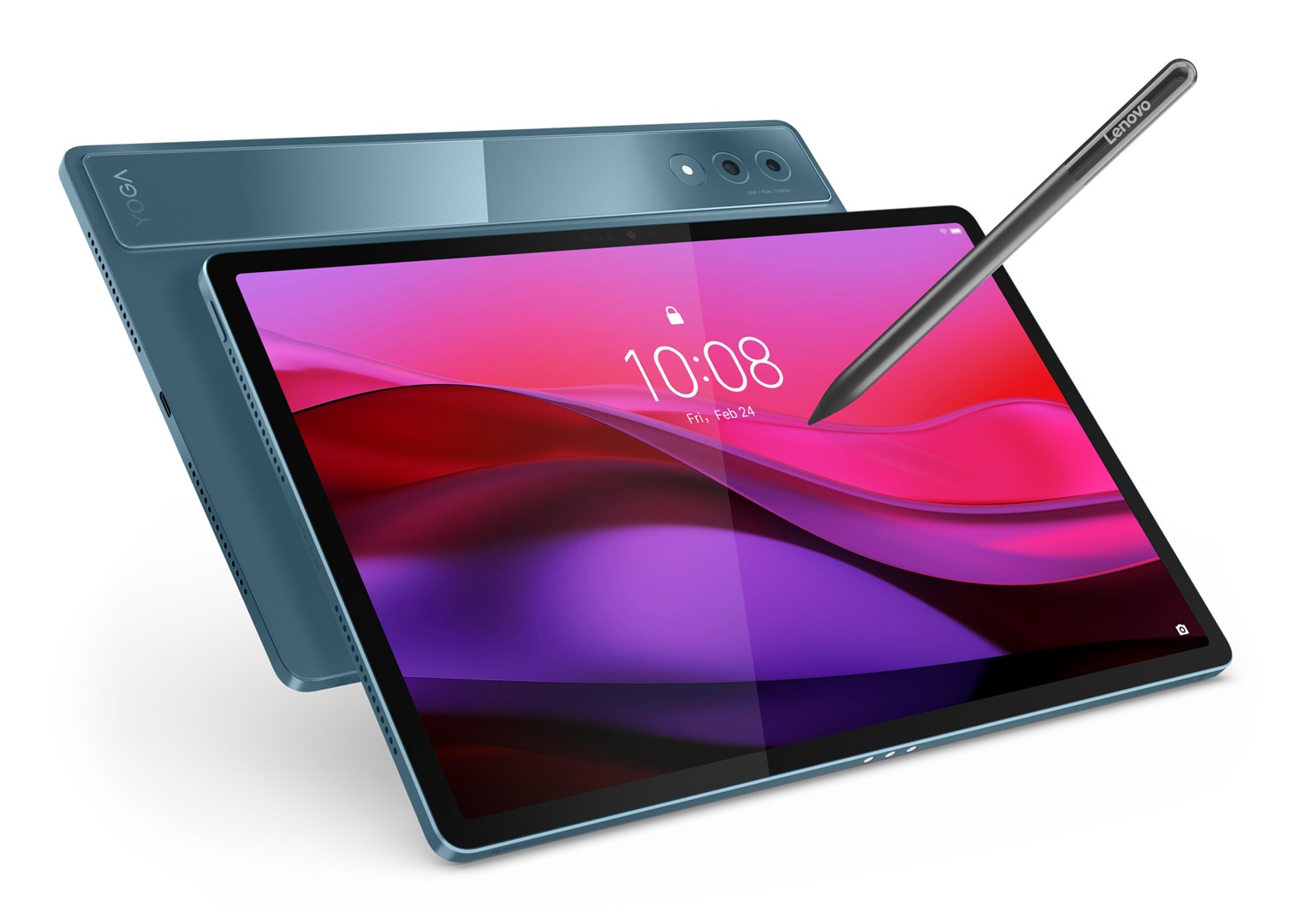 Lenovo Yoga Tab Plus Snapdragon 256 GB 32.3 cm (12.7") 16 GB Wi-Fi 7 (802.11be) Android 14 Teal-11