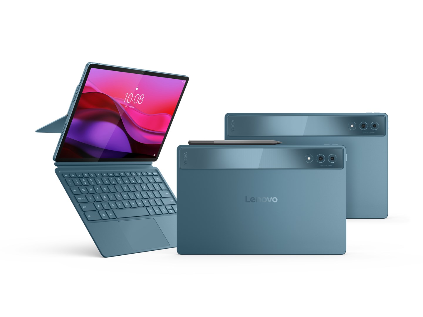 Lenovo Yoga Tab Plus Snapdragon 256 GB 32.3 cm (12.7") 16 GB Wi-Fi 7 (802.11be) Android 14 Teal-18