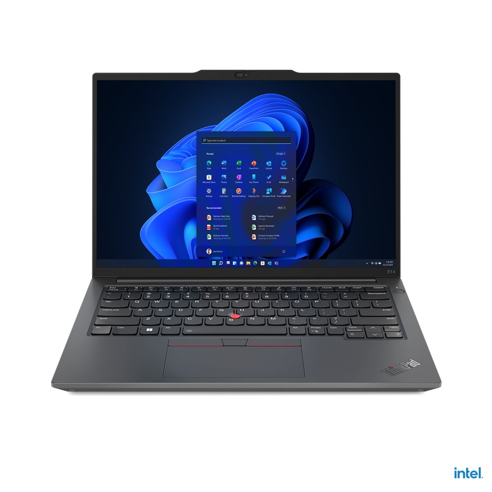 Laptop LENOVO ThinkPad E14 Gen 5 (14", WUXGA, dodirni, Intel Core i5-1335U, 16GB, 512GB SSD, Wi-Fi 6, Windows 11 Pro, crni, internacionalna non HR tipkovnica, repack)-0