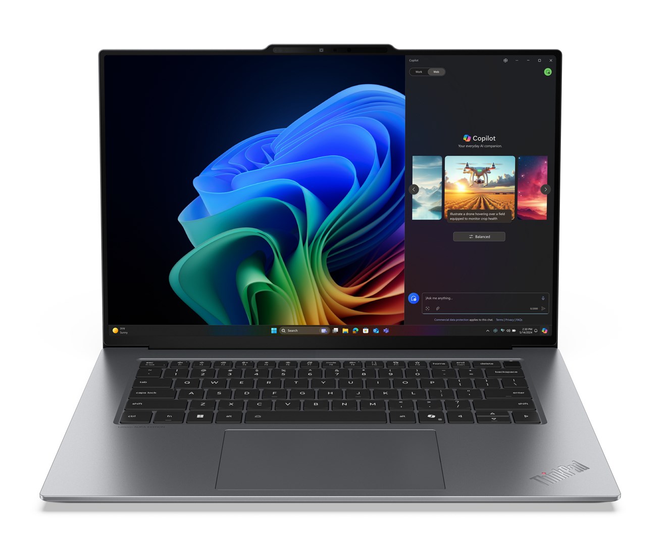 Laptop LENOVO ThinkPad X9-15 Gen 1 (15.3" 2.8K Touch, Intel Core Ultra 7 258V, 32 GB, 1 TB SSD, Windows 11 Pro, non-HR tipkovnica)
