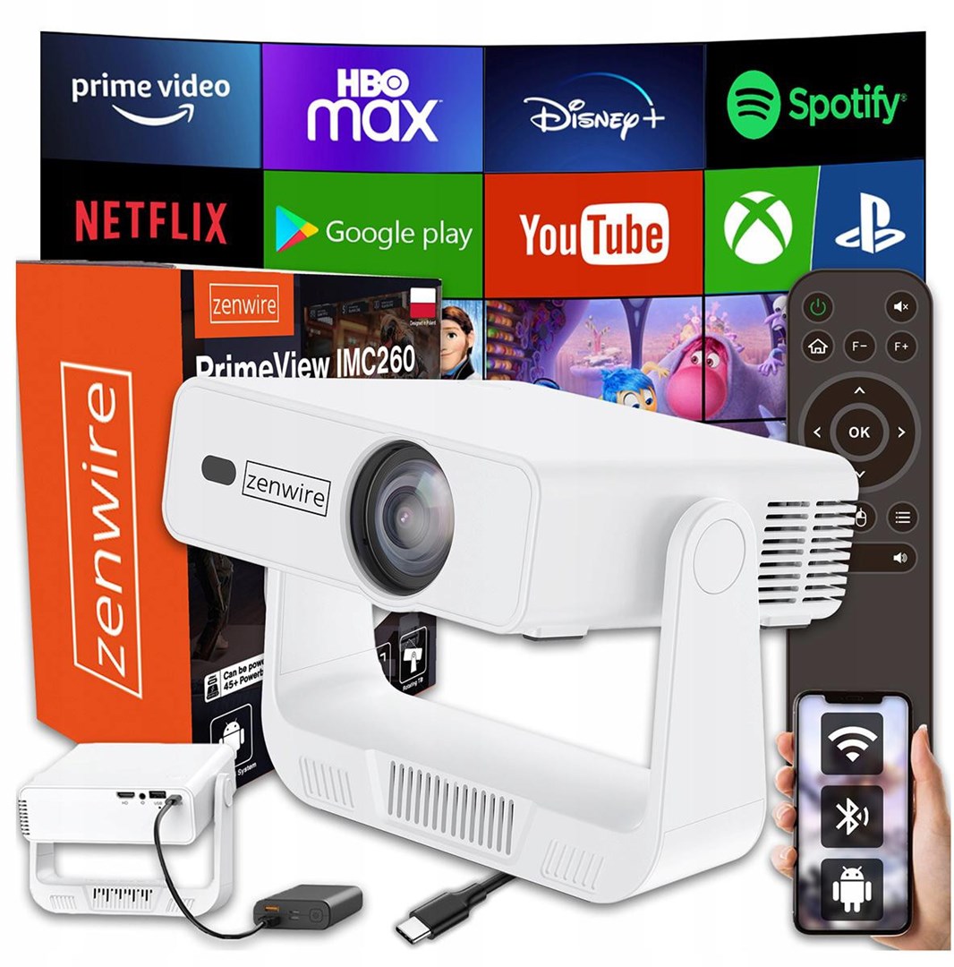 Projektor ZENWIRE IMC260 (Android 11, WiFi, Bluetooth, Full HD 1080p, 260 ANSI)-0
