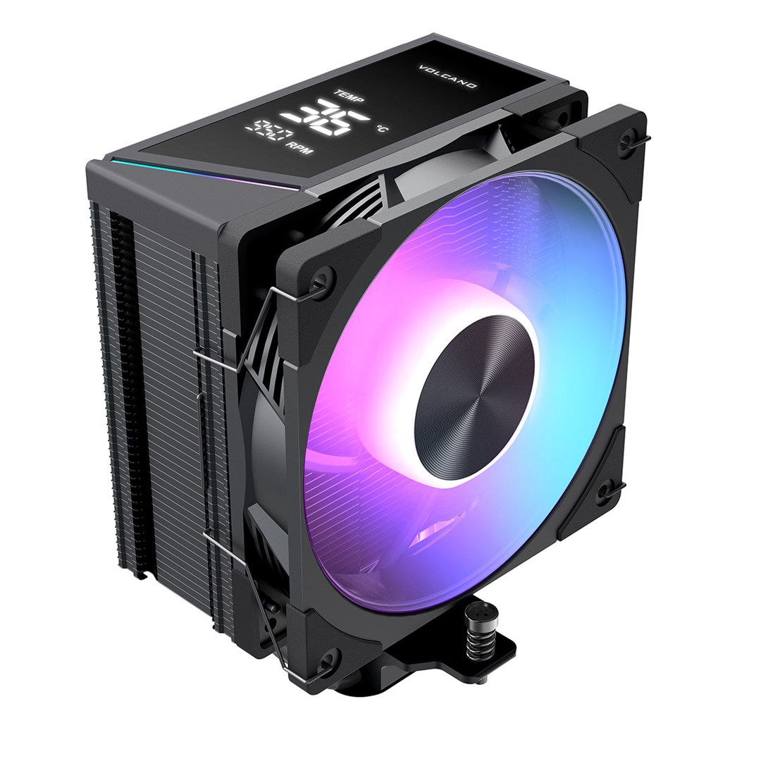 Hladnjak za procesor MODECOM Volcano 0C-T102 LCD ARGB, 120mm, crni-5