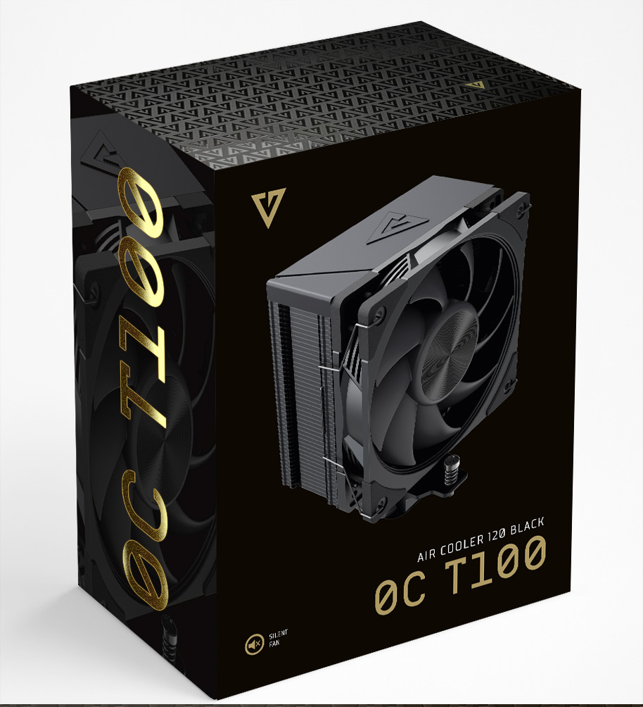 Hladnjak za procesor MODECOM Volcano 0C T100, 120mm, 150W TDP, crni-6