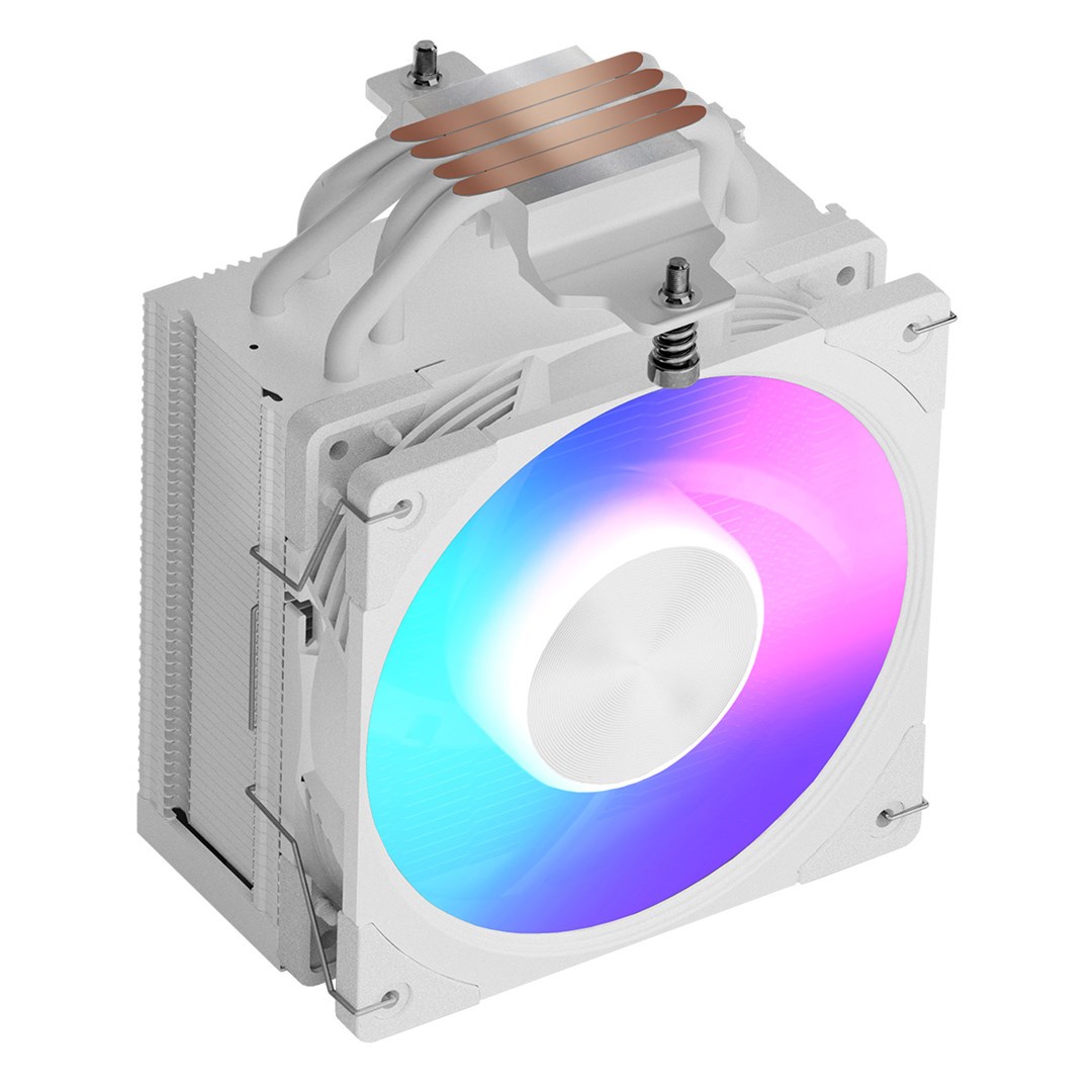 Hladnjak za procesor MODECOM Volcano 0C-T202 LCD ARGB, 120mm, bijeli-4