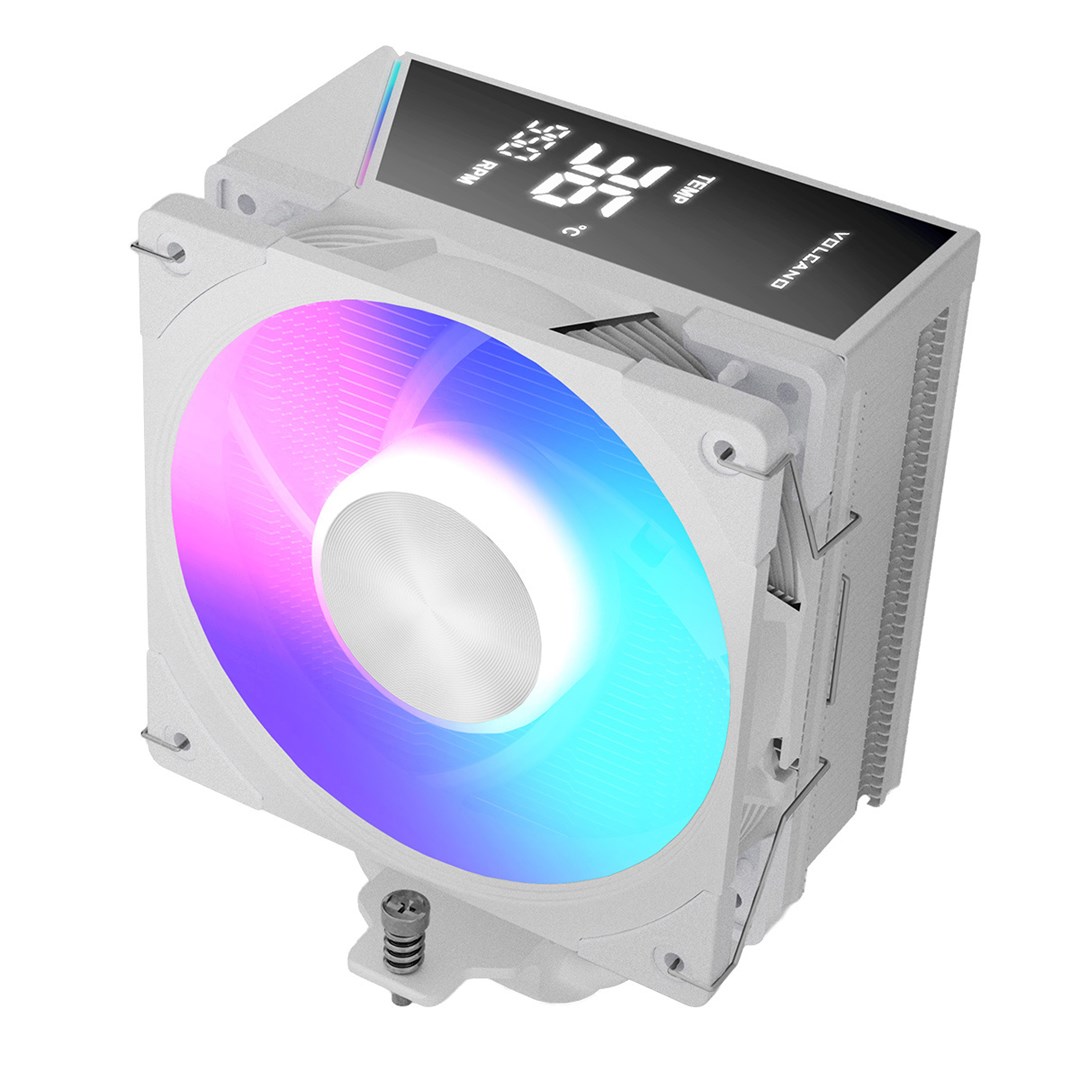 Hladnjak za procesor MODECOM Volcano 0C-T202 LCD ARGB, 120mm, bijeli-6