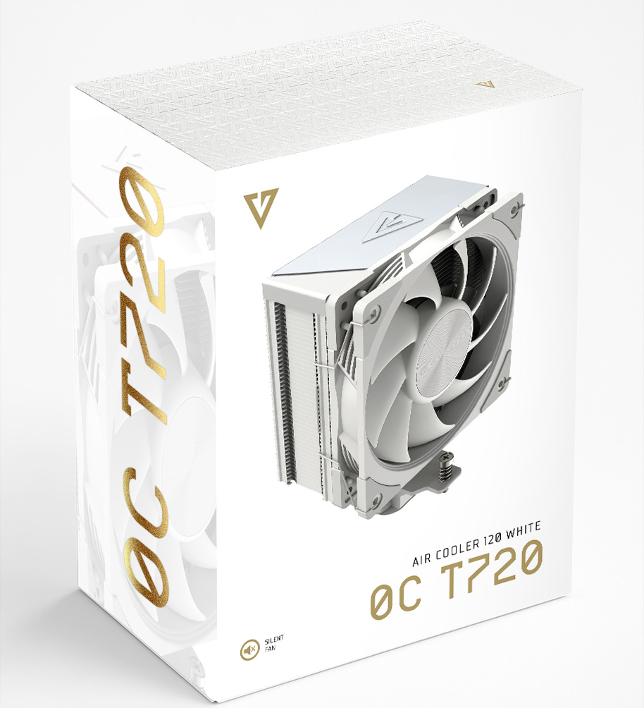 Hladnjak za procesor MODECOM Volcano 0C T720 White, 120mm, 180W TDP-0