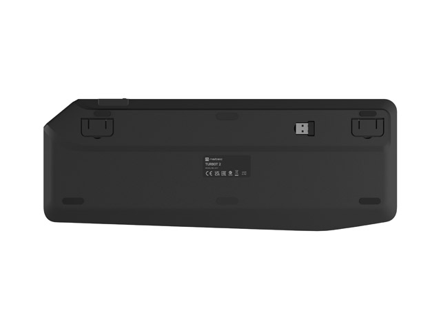 Tipkovnica NATEC Turbot 2 US Smart TV NKL-2317 (multimedijska, bežična, s touchpadom, crno-siva, internacionalna non HR tipkovnica)-2